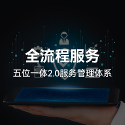 全流程服务，五位一体2.0服务管理体系